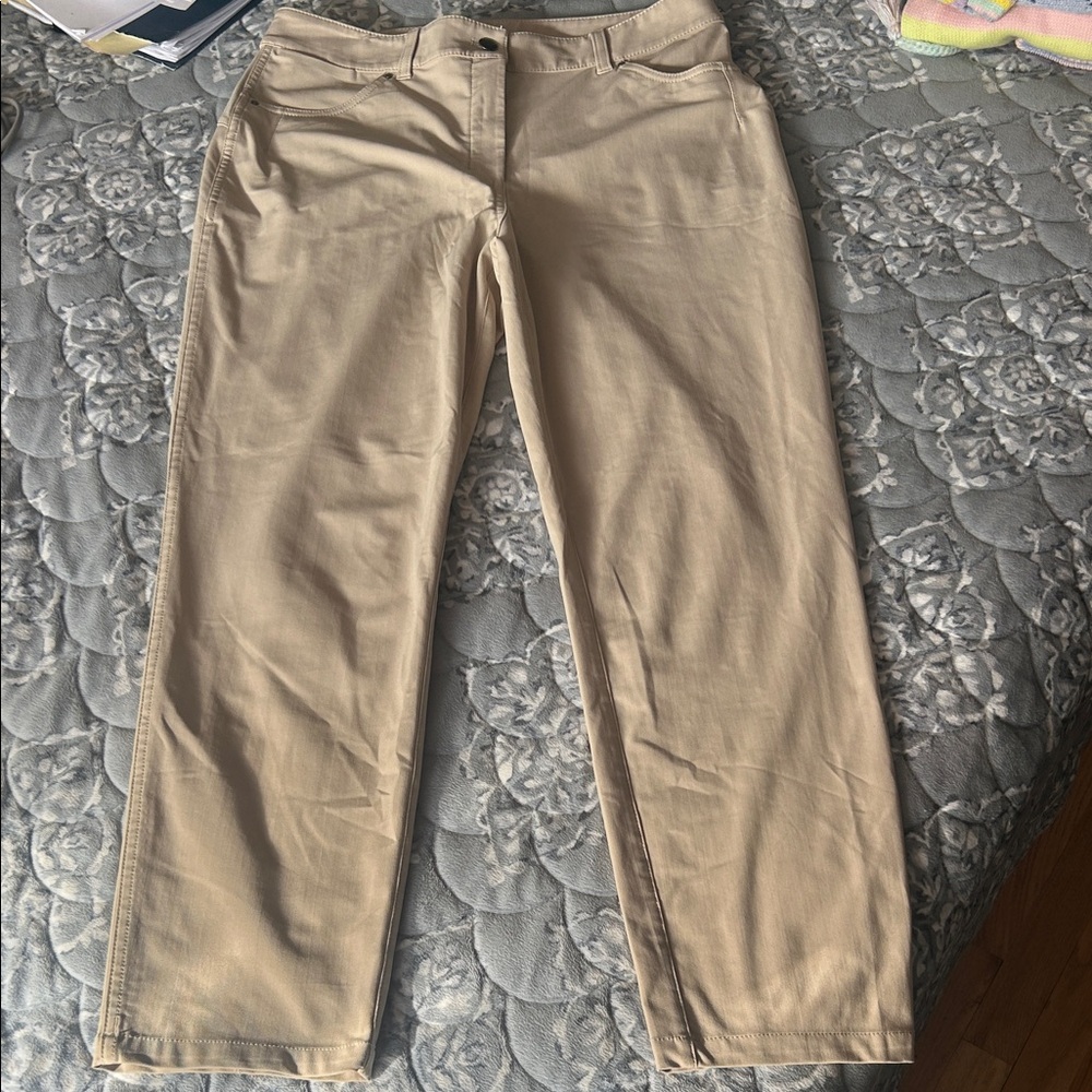 Lulu lemon quick dry light weight Tan Pants